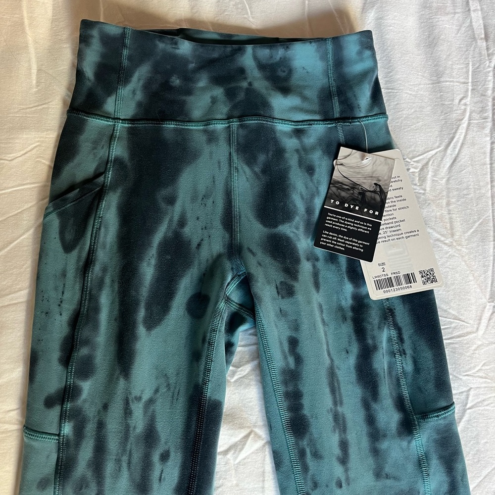 NWT Lululemon tie dye leggings